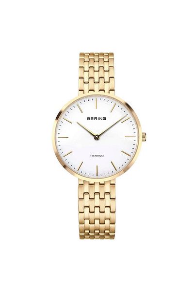 Bering Ceas de damă 19334-334, cuarț, 34mm, 5atm