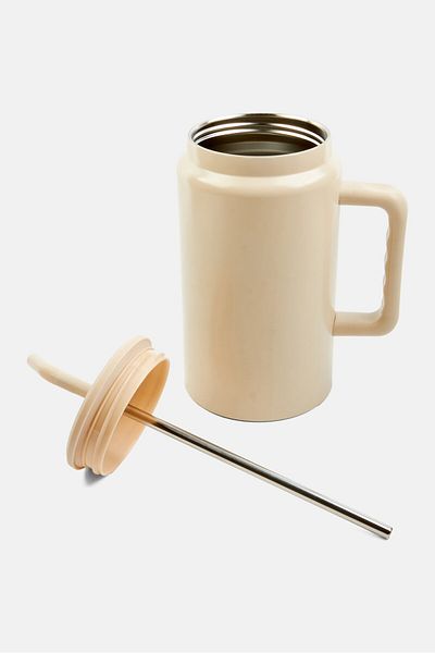Orly Vacuum Insulated Tumbler With Lid And Straw 1,5 L, Beige