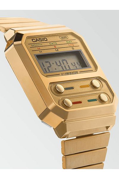 Casio Pánské hodinky Casio A100WEG-9AEF, Quartz, 33mm, 3ATM