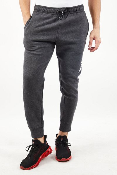 DKNY Sport Men Sportswear Fit Drawstring Brand Logo Training Sweatpants, Charcoal