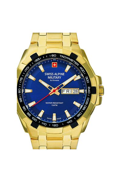 Swiss Alpine Military Mens Watch Swiss Military 7043.1115, Quartz, 42mm, 10atm