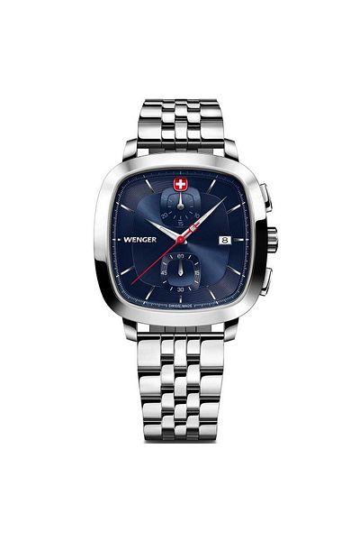 Wenger Ανδρικό ρολόι Wenger 01.1933.103, Quartz, 40mm, 5ATM