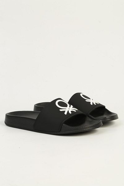 Benetton Bn-1436 Model Black Women's Slippers