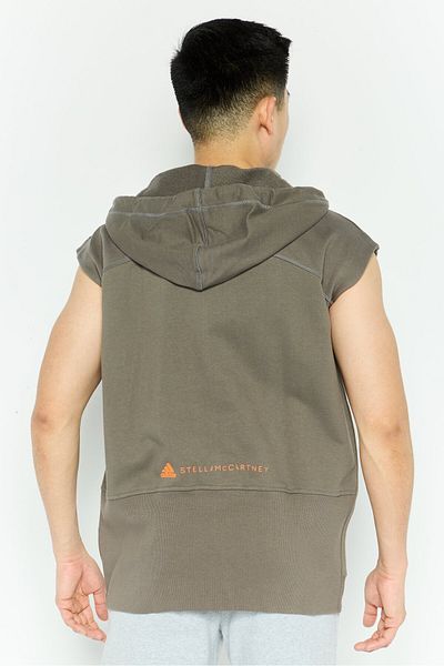 adidas Men Sportswear Fit Brand Logo Outdoor Jacket, Grey