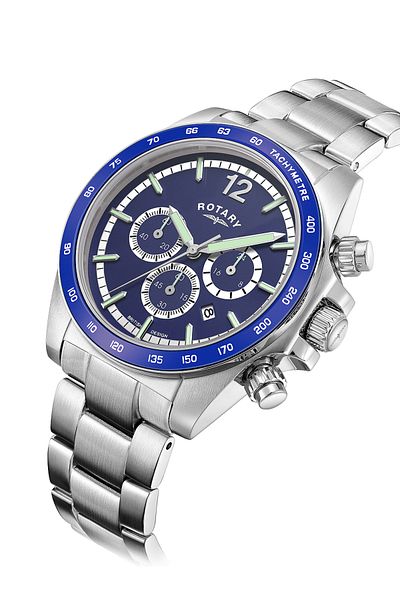 Rotary Mens Watch Gb05440/05, Quartz, 41mm, 10atm