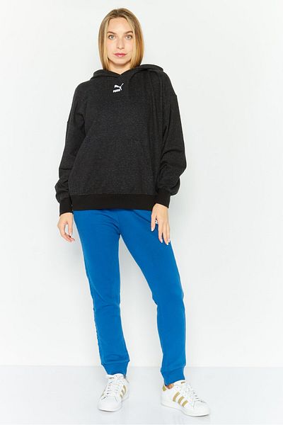 Puma Women Sportswear Fit Long Sleeves Outdoor Sweatshirt, Black