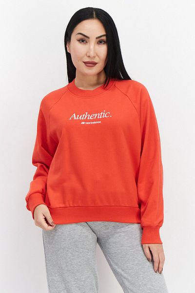 New Balance Women Sportswear Fit Outdoor Sweatshirt, Red