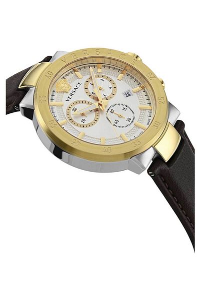 Versace Mens Watch Vepy01321, Quartz, 44mm, 5atm