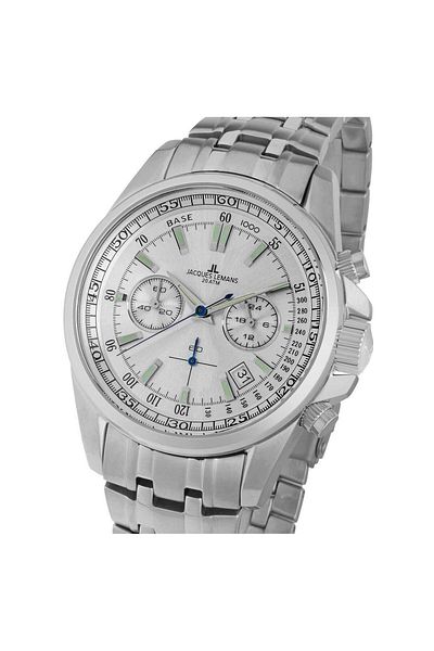 Jacques Lemans Ανδρικό ρολόι Jacques Lemans 1-1117.1FN, Quartz, 44mm, 20ATM