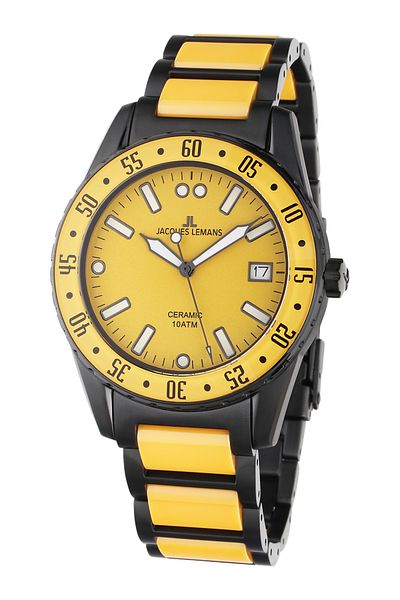 Jacques Lemans Ανδρικό ρολόι Jacques Lemans 42-10I, Quartz, 42mm, 10ATM