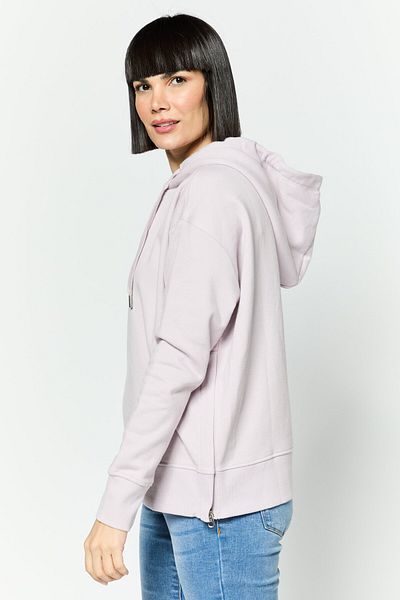 Esprit Women Hooded Solid Long Sleeve Sweatshirt, Lilac