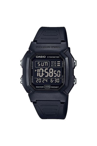 Casio Ceas bărbătesc W-800h-1bves, cuarț, 37mm, 10atm