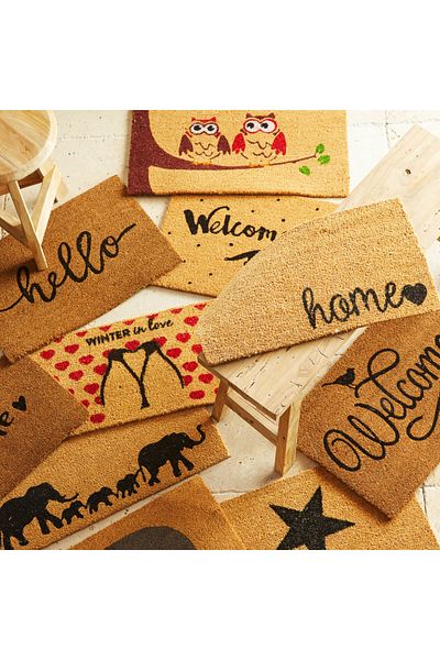 Mudo Home Welcome with Crow Door Mat 40X60