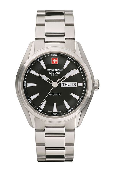 Swiss Alpine Military Mens Watch Swiss Military 7090.2137, Automatic, 43mm, 10atm