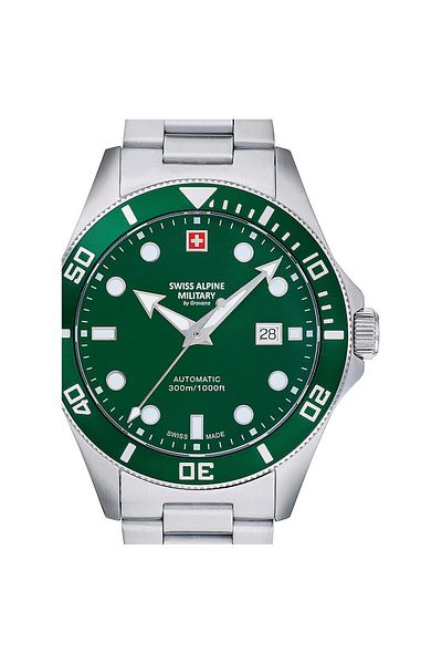 Swiss Alpine Military Mens Watch Swiss Military 7095.2134, Automatic, 44mm, 30atm