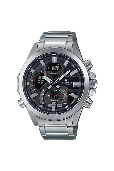 Casio Mens Watch Ecb-30d-1aef, Quartz, 48mm, 10atm
