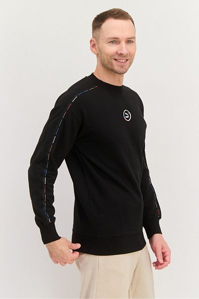 Puma Men Sportswear Fit Long Sleeves Outdoor Sweatshirt, Black
