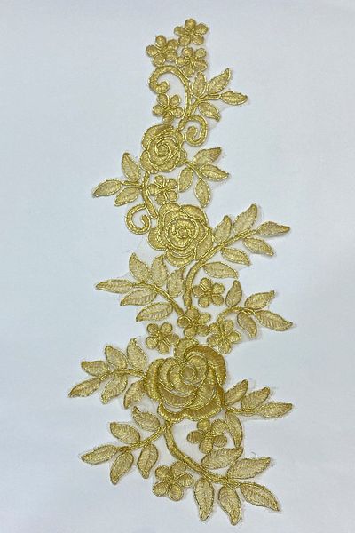 Hayalperest boncuk Rose Pattern Lace Guipure Sconce