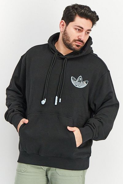 adidas Men Sportswear Fit Adicolors Hoodie Outdoor Sweatshirts, Black