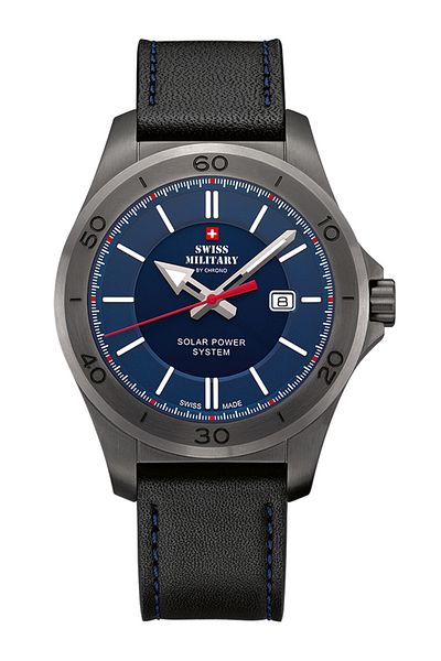 Swiss Military Mens Watch Sms34074.05, Quartz, 42mm, 10atm