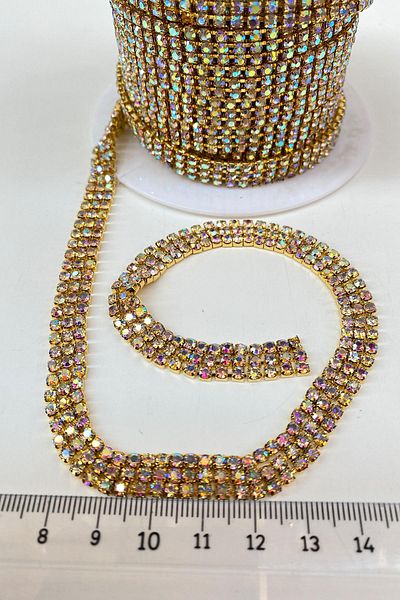 Hayalperest boncuk Janjanli Bright 3 Rows Beyoğlu Stripe Stone Bead