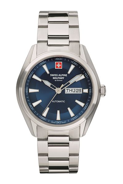 Swiss Alpine Military Mens Watch Swiss Military 7090.2135, Automatic, 43mm, 10atm