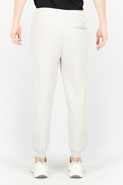 Sovereign Code Men Regular Fit Textured Drawstring Jogger Pant, Light Grey