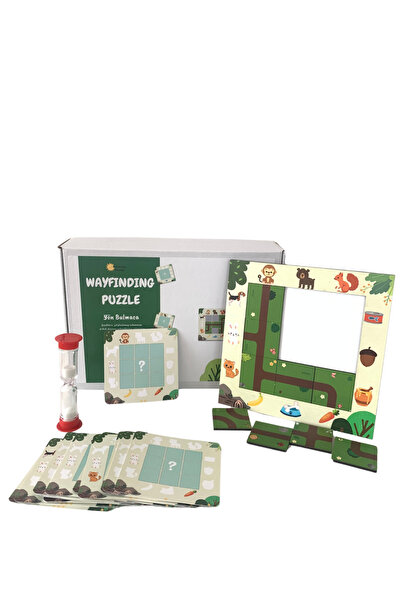 One pretty sunshine Yön Bulma Wayfinding Ahşap Çocuk Puzzle ,ahşap Çocuk Yapb...
