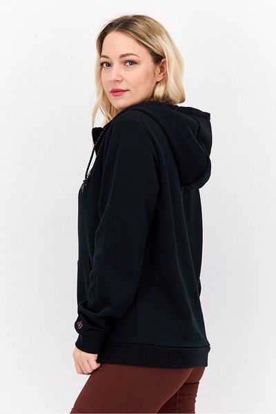 SKECHERS Women Sportwear Fit Graphic Long Sleeves Outdoor Hoodie, Black