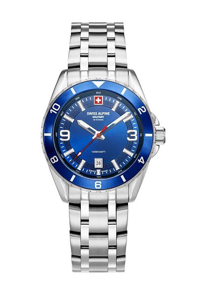 Swiss Alpine Military Mens Watch Swiss Military 7034.1135, Quartz, 42mm, 10atm