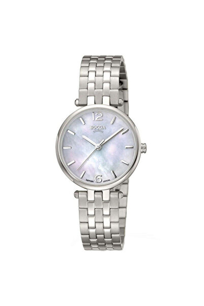 Boccia Γυναικείο ρολόι Boccia 3339-01, Quartz, 30mm, 5ATM