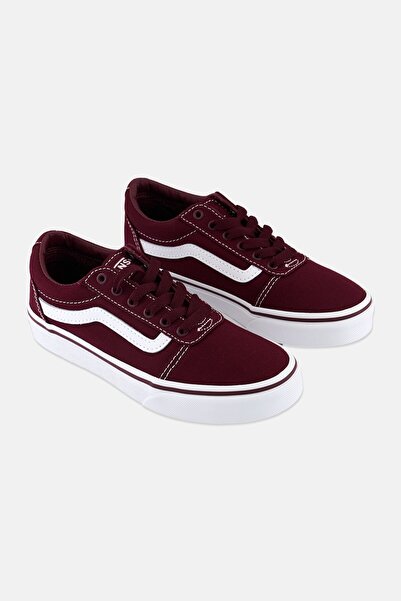 Vans Kids Boy Ward Lace Up Shoes, Maroon