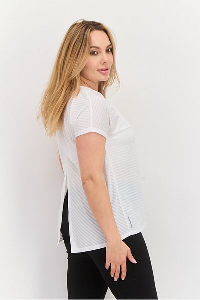 Puma Women Sportswear Fit Short Sleeve Training Top, White