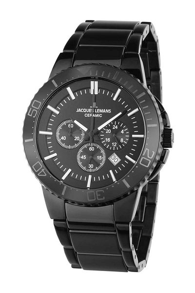 Jacques Lemans Ανδρικό Ρολόι 1-2166b, Quartz, 43mm, 10atm