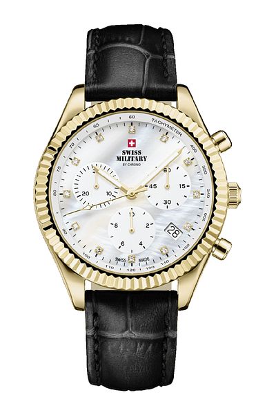 Swiss Military Ladies Watch Sm30207.07, Quartz, 38mm, 5atm