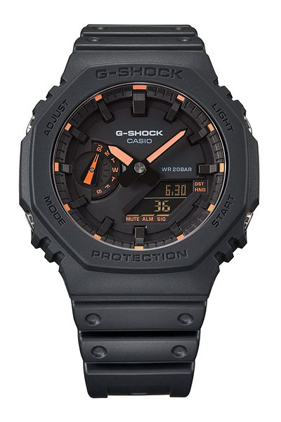 Casio Ανδρικό ρολόι Casio GA-2100-1A4ER, Quartz, 45mm, 20ATM