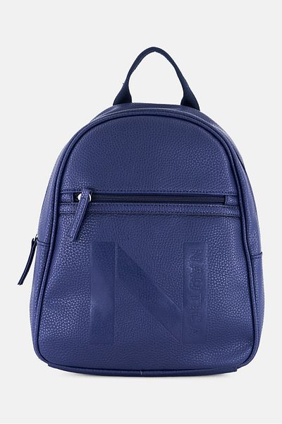 Nautica Women Textured Backpack 32 H x 27 L x 10 W cm, Blue