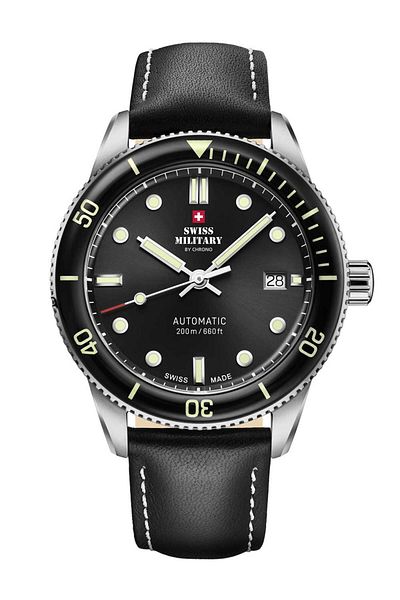 Swiss Military Mens Watch Sma34106.05, Automatic, 42mm, 20atm