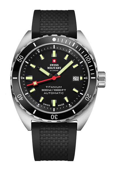 Swiss Military Ανδρικό ρολόι Swiss Military SMA34100.06, Automatic, 42mm, 30ATM