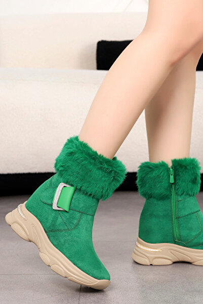 Cananın Pabuçları DNR 421 ЧЕРЕВИКИ З ЗАСТІБКОЮ-МОЛІЮТКОЮ І ДЕТАЛЯМИ З ХУТРА