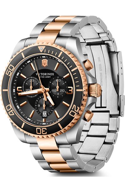 Victorinox Mens Watch 241952, Quartz, 44mm, 10atm