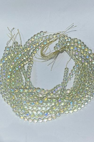 Hayalperest boncuk Transparent Natural Stone Bead 8 Mm