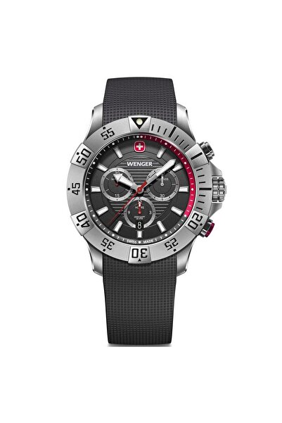 Wenger Ανδρικό ρολόι Wenger 01.0643.122, Quartz, 43mm, 20ATM