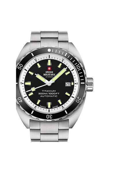 Swiss Military Mens Watch Sma34100.02, Automatic, 42mm, 30atm