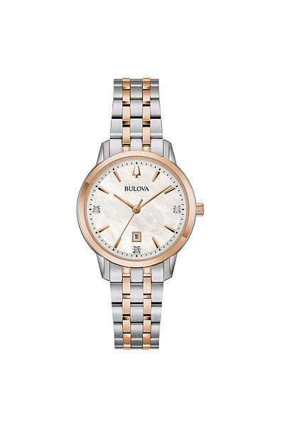 Bulova Ceas de damă 98p213, cuarț, 31mm, 3atm