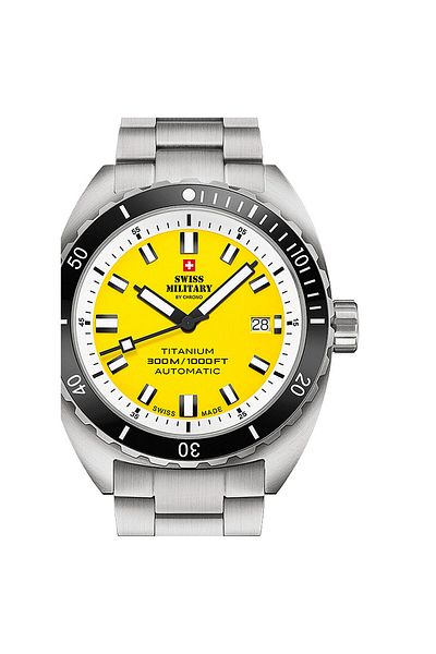 Swiss Military Mens Watch Sma34100.05, Automatic, 42mm, 30atm