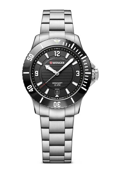 Wenger Ceas de damă 01.0621.109, cuarț, 36mm, 20ATM