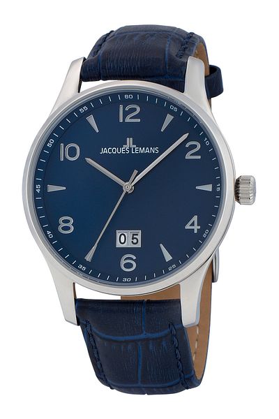 Jacques Lemans Mens Watch 1-1862zc, Quartz, 40mm, 10atm
