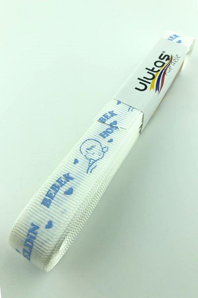 Hayalperest boncuk Bine ați venit Baby Printed Grosgrain Ribbon