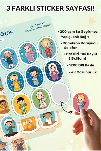 GUGUK Iman Passengers Sticker Leaves Set